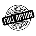 Full Option rubber stamp Royalty Free Stock Photo