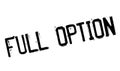 Full Option rubber stamp Royalty Free Stock Photo