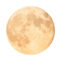 Full orange moon