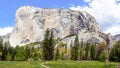 Full Panorama View of EL Capitan at Yosemite Royalty Free Stock Photo