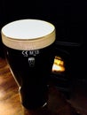 Full Pint of Guinness beer Royalty Free Stock Photo