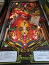 Full playfield on Black Knight pinball