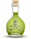 Full Poison Bottle Royalty Free Stock Photo