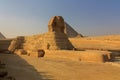 The full profile of the Great Sphinx Royalty Free Stock Photo