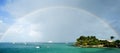 Full Rainbow Over the Caribbean Sea