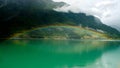 Full Rainbow in Skjolden, Norway Royalty Free Stock Photo
