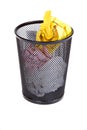 Full Recycle Bin Royalty Free Stock Photo