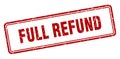 full refund stamp