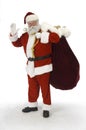 Full Santa Waving Royalty Free Stock Photo