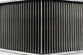 Full screen chrome grille of a vintage retro car Royalty Free Stock Photo