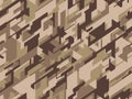 seamless abstract geometric print. Camouflage pattern texture. Vector for Jacket Pants Shirt and Shorts. Army textile fabric Royalty Free Stock Photo