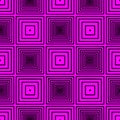 Seamless Abstract Geometric Square Pattern Vector for Decor and Textile Skin. Pink Color design for textile fabric printing Royalty Free Stock Photo