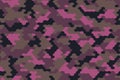 Full seamless abstract military camouflage skin pattern vector for decor and textile. Army masking design Royalty Free Stock Photo