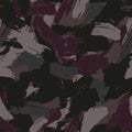 Seamless camouflage texture skin pattern vector for military textile. Usable for Jacket Pants Shirt and Shorts. Army camo masking Royalty Free Stock Photo