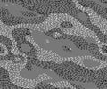 seamless camouflage halftone dotted pattern vector. Military pointed dots skin. Army textile fabric print.