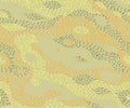 seamless camouflage halftone dotted pattern vector. Military pointed dots skin. Army textile fabric print.