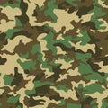 Seamless camouflage texture skin pattern vector for military textile. Usable for Jacket Pants Shirt and Shorts. Army camo masking Royalty Free Stock Photo