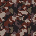 seamless camouflage texture skin pattern vector for military textile. Usable for Jacket Pants Shirt and Shorts. Army camo Royalty Free Stock Photo