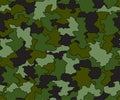 seamless camouflage texture skin pattern vector for military textile. Usable for Jacket Pants Shirt and Shorts. Army camo Royalty Free Stock Photo