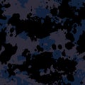 Seamless camouflage texture skin pattern vector for military textile. Usable for Jacket Pants Shirt and Shorts. Blue army camo Royalty Free Stock Photo