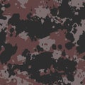 Seamless camouflage texture skin pattern vector for military textile. Usable for Jacket Pants Shirt and Shorts. Dirty army camo ma Royalty Free Stock Photo