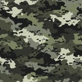 Seamless camouflage texture skin pattern vector for military textile. Usable for Jacket Pants Shirt and Shorts. Army camo masking Royalty Free Stock Photo