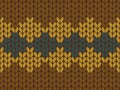 Seamless decorative geometric fabric print pattern vector. Knitted texture background. Textile and wallpaper design for Royalty Free Stock Photo