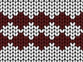 Seamless decorative geometric fabric print pattern vector. Knitted texture background. Textile and wallpaper design for Royalty Free Stock Photo