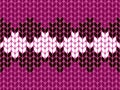 Seamless decorative geometric fabric print pattern vector. Knitted texture background. Textile and wallpaper design for fashion Royalty Free Stock Photo