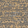 Seamless leopard cheetah animal skin pattern. Ornamet Design for women textile fabric printing. Suitable for trendy fashion use.