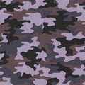 Seamless military camouflage dark texture skin pattern vector for textile. Usable for Jacket Pants Shirt and Shorts. Army camo Royalty Free Stock Photo