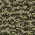 Seamless military camouflage dark texture skin pattern vector for textile. Usable for Jacket Pants Shirt and Shorts. Dirty army ca Royalty Free Stock Photo