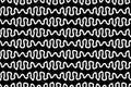 Seamless modern geometric texture pattern for decor and textile. Black and white lines for textile fabric