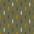 Full seamless modern vertical lines pattern for decor and textile. Brown background on rough line design for textile