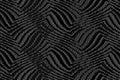 Full Seamless Onamental Snake Animal Skin Pattern Vector. Black and white snake leather design