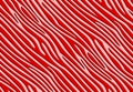 seamless tiger and zebra stripes animal skin pattern. Red white texture for textile fabric print. Royalty Free Stock Photo