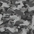 Seamless dark military camouflage texture pattern vector. Dark colors design for girls, boys textile fabric and wallpaper print. Royalty Free Stock Photo