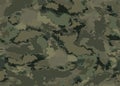 seamless watercolor camouflage texture print pattern. Usable for Jacket Pants Shirt and Shorts. Army textile fabric Royalty Free Stock Photo