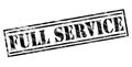 Full service black stamp Royalty Free Stock Photo