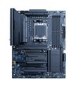 Full size modern motherboard isolated on white background, computer hardware platform for gaming, workstation and high performance Royalty Free Stock Photo