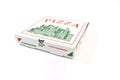 Full Size Pizza box Royalty Free Stock Photo