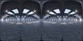 Full spherical hdri panorama 360 degrees of empty exhibition space. backdrop for exhibitions and events. Tile floor. Marketing Royalty Free Stock Photo
