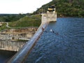 Full spill dam men swimming