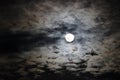 Full Spooky Moon Royalty Free Stock Photo