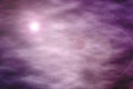 Full star sky colorful planet background, dark cloud galaxy backdrop Royalty Free Stock Photo