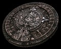 Full stone mayan calendar from distance