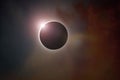 Full sun eclipse Royalty Free Stock Photo