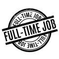 Full-Time Job rubber stamp Royalty Free Stock Photo