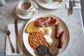 Full traditional Irish breakfast Royalty Free Stock Photo
