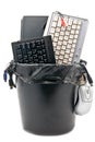Full trash of used hardware Royalty Free Stock Photo